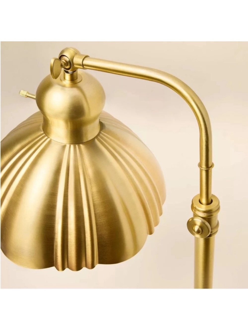 Hearth & Hand Fluted Gold Table Lamp - Picture 3 of 9